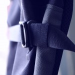 Sac vide, sangle tirée au maximum