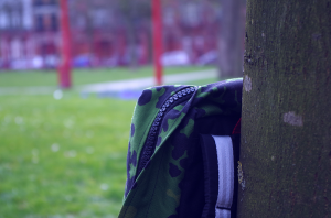 Détail rabat fermeture