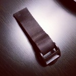 Mise en place de la boucle dans la sangle