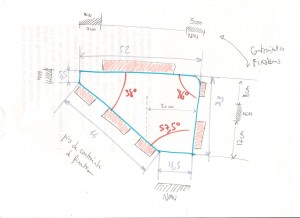 Prise de cote du cadre